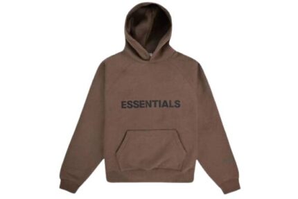 Brown Essentials Hoodies