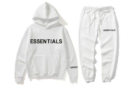 Essentials Spring Tracksuit-White has a super soft material that makes it very comfortable to wear.